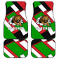 Burundi Roaring Lion Car Mats with National Flag Colors