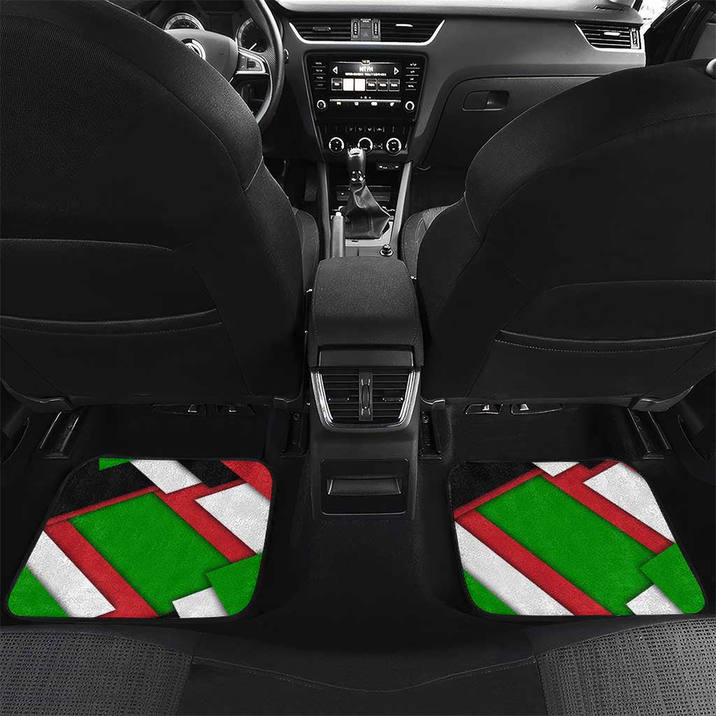 Burundi Roaring Lion Car Mats with National Flag Colors