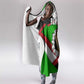 Burundi Roaring Lion Hooded Blanket with National Flag Colors