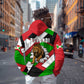 Burundi Roaring Lion Hoodie with National Flag Colors