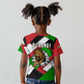 Burundi Roaring Lion Kid T shirt with National Flag Colors