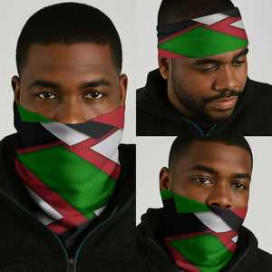 Burundi Roaring Lion Neck Gaiter with National Flag Colors - African Pride