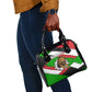 Burundi Roaring Lion Shoulder Handbag with National Flag Colors