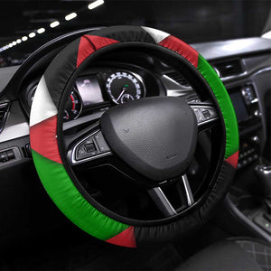 Burundi Roaring Lion Steering Wheel Cover with National Flag Colors