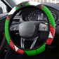 Burundi Roaring Lion Steering Wheel Cover with National Flag Colors