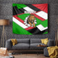 Burundi Roaring Lion Tapestry with National Flag Colors