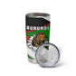 Burundi Roaring Lion Tumbler Cup with National Flag Colors