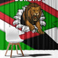 Burundi Roaring Lion Window Curtain with National Flag Colors