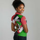 Burundi Roaring Lion Women Polo Shirt with National Flag Colors