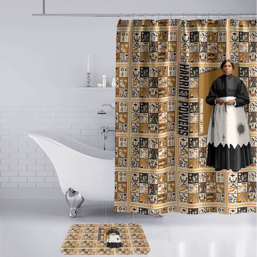 Harriet Powers 1898 Bible Quilt Bathroom Set African American Folk Art
