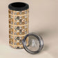 Harriet Powers 1898 Bible Quilt 4 in 1 Can Cooler Tumbler African American Folk Art
