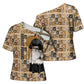 Harriet Powers 1898 Bible Quilt Cross Shoulder Shirt African American Folk Art