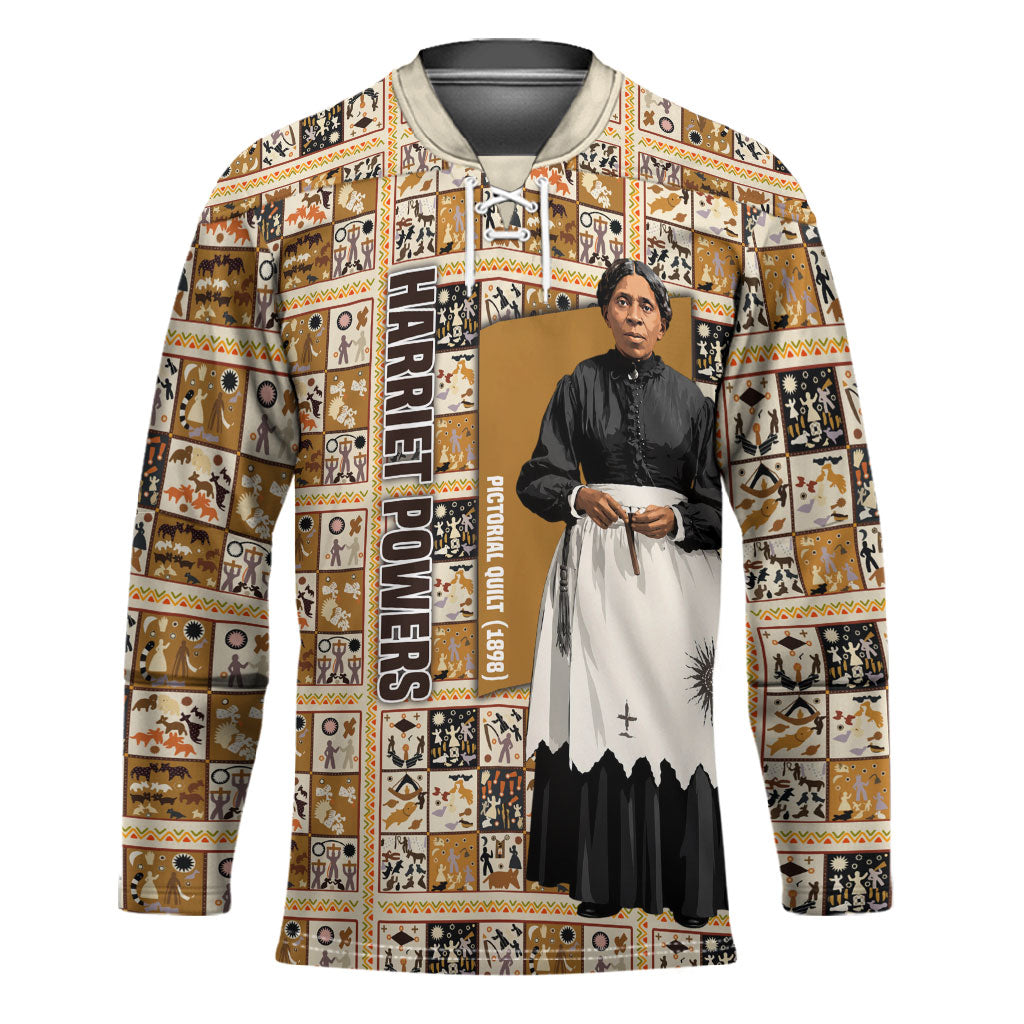 Harriet Powers 1898 Bible Quilt Hockey Jersey African American Folk Art