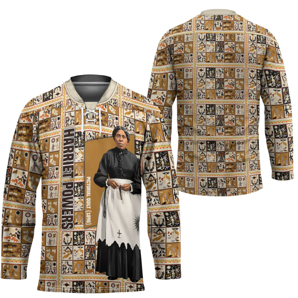 Harriet Powers 1898 Bible Quilt Hockey Jersey African American Folk Art