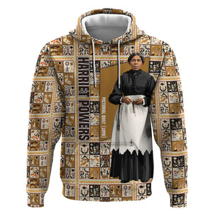 Harriet Powers 1898 Bible Quilt Hoodie African American Folk Art