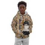 Harriet Powers 1898 Bible Quilt Kid Hoodie African American Folk Art