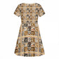 Harriet Powers 1898 Bible Quilt Kid Short Sleeve Dress African American Folk Art