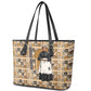 Harriet Powers 1898 Bible Quilt Leather Tote Bag African American Folk Art