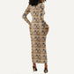 Harriet Powers 1898 Bible Quilt Long Sleeve Bodycon Dress African American Folk Art