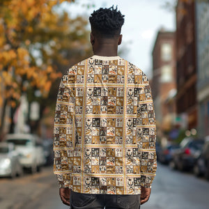 Harriet Powers 1898 Bible Quilt Long Sleeve Shirt African American Folk Art