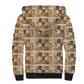 Harriet Powers 1898 Bible Quilt Sherpa Hoodie African American Folk Art