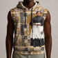 Harriet Powers 1898 Bible Quilt Sleeveless Hoodie African American Folk Art