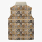 Harriet Powers 1898 Bible Quilt Sleeveless Puffer Jacket African American Folk Art