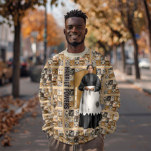 Harriet Powers 1898 Bible Quilt Sweatshirt African American Folk Art