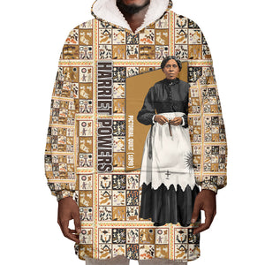 Harriet Powers 1898 Bible Quilt Wearable Blanket Hoodie African American Folk Art