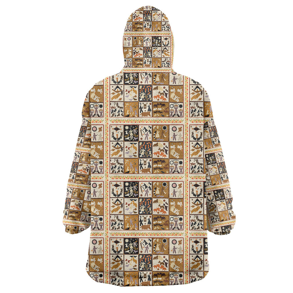 Harriet Powers 1898 Bible Quilt Wearable Blanket Hoodie African American Folk Art