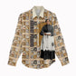 Harriet Powers 1898 Bible Quilt Women Casual Shirt African American Folk Art