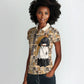 Harriet Powers 1898 Bible Quilt Women Polo Shirt African American Folk Art