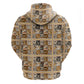 Harriet Powers 1898 Bible Quilt Zip Hoodie African American Folk Art