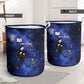 Harriet Powers Laundry Basket African American History - Galaxy Celestial Starry Night - Folk Art Quilter
