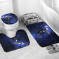 Harriet Powers Bathroom Set African American History - Galaxy Celestial Starry Night - Folk Art Quilter