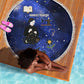 Harriet Powers Beach Blanket African American History - Galaxy Celestial Starry Night - Folk Art Quilter