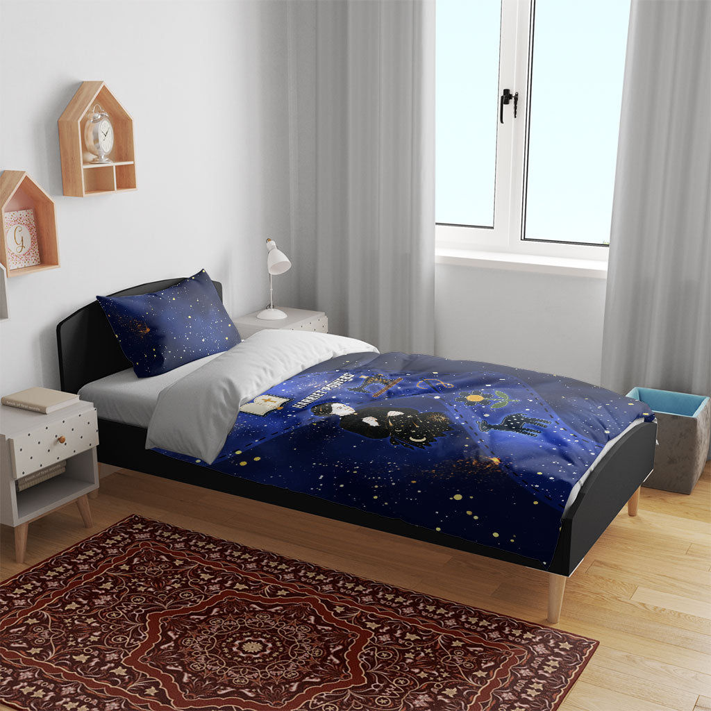 Harriet Powers Bedding Set African American History - Galaxy Celestial Starry Night - Folk Art Quilter