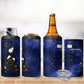 Harriet Powers 4 in 1 Can Cooler Tumbler African American History - Galaxy Celestial Starry Night - Folk Art Quilter