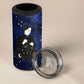 Harriet Powers 4 in 1 Can Cooler Tumbler African American History - Galaxy Celestial Starry Night - Folk Art Quilter