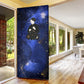Harriet Powers Door Cover African American History - Galaxy Celestial Starry Night - Folk Art Quilter