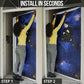 Harriet Powers Door Cover African American History - Galaxy Celestial Starry Night - Folk Art Quilter