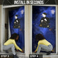 Harriet Powers Door Cover African American History - Galaxy Celestial Starry Night - Folk Art Quilter