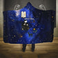 Harriet Powers Hooded Blanket African American History - Galaxy Celestial Starry Night - Folk Art Quilter