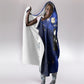 Harriet Powers Hooded Blanket African American History - Galaxy Celestial Starry Night - Folk Art Quilter