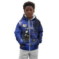 Harriet Powers Kid Hoodie African American History - Galaxy Celestial Starry Night - Folk Art Quilter