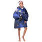 Harriet Powers Kid Wearable Blanket Hoodie African American History - Galaxy Celestial Starry Night - Folk Art Quilter