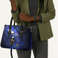 Harriet Powers Leather Bag African American History - Galaxy Celestial Starry Night - Folk Art Quilter