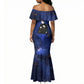 Harriet Powers Mermaid Dress African American History - Galaxy Celestial Starry Night - Folk Art Quilter
