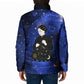 Harriet Powers Padded Jacket African American History - Galaxy Celestial Starry Night - Folk Art Quilter