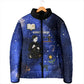 Harriet Powers Padded Jacket African American History - Galaxy Celestial Starry Night - Folk Art Quilter